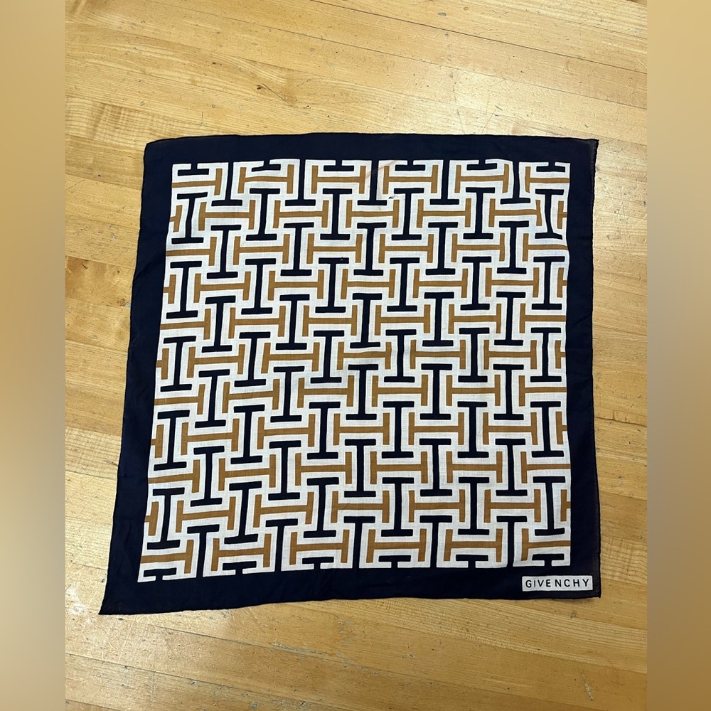 Vintage Givenchy cotton scarf